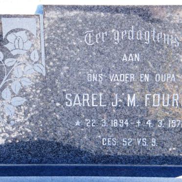 FOURIE Sarel J.M. 1894-1972