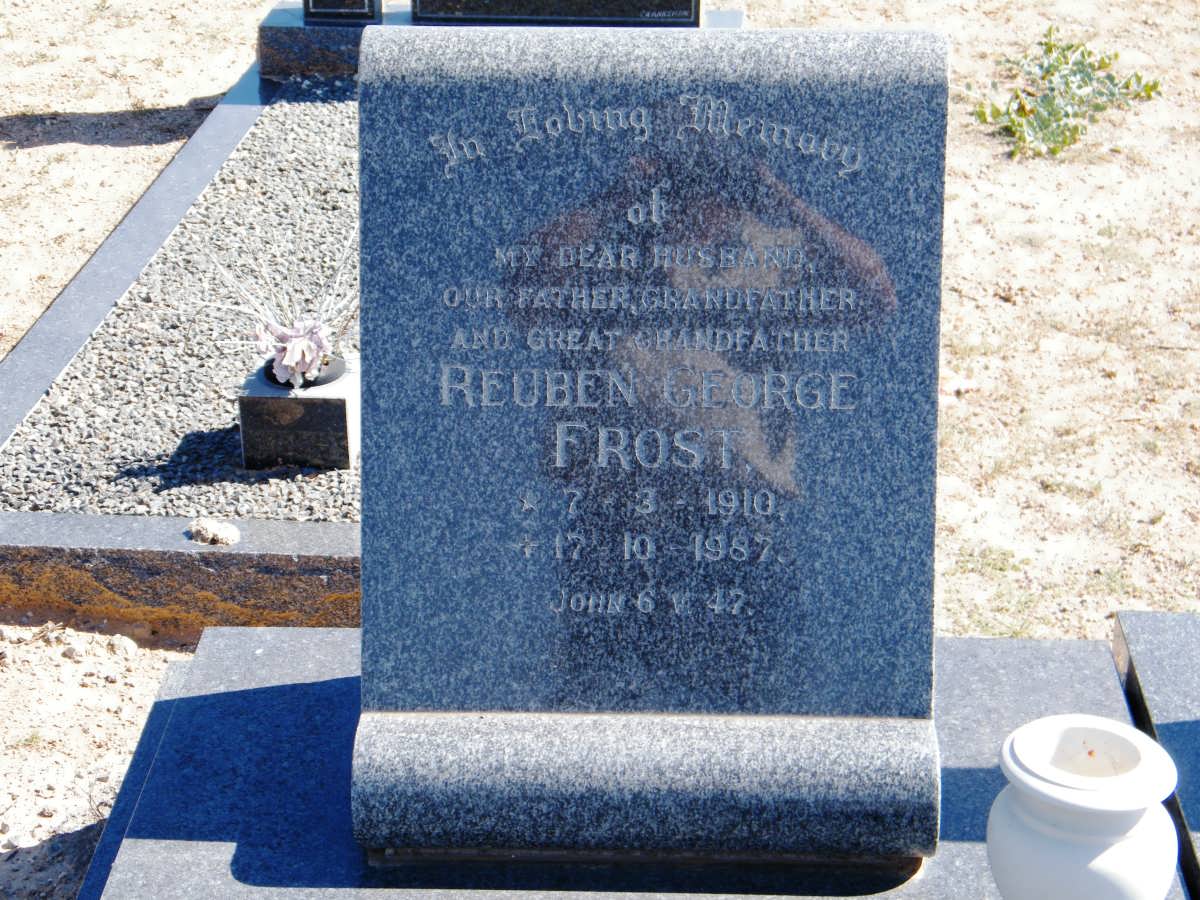 FROST Reuben George 1910-1987