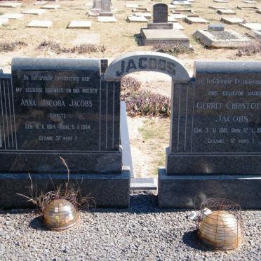 JACOBS Gerrit Christoffel 1881-1963 &amp; Anna Jacoba SCHOLTZ 1884-1954