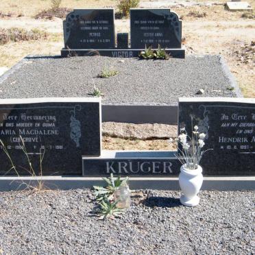 KRUGER Hendrik Albertus 1897-1970 &amp; Maria Magdalene GROVÉ 1908-1981