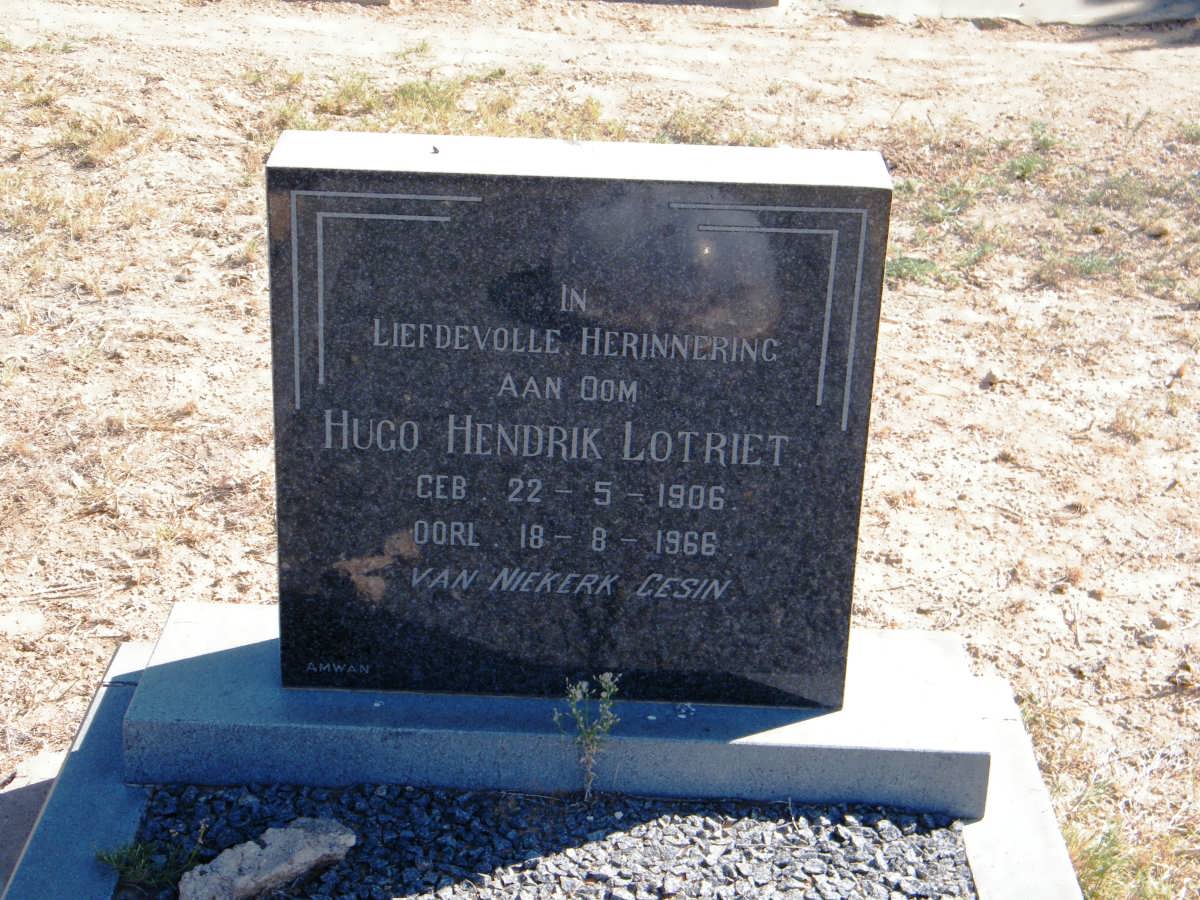 LOTRIET Hugo Hendrik 1906-1966