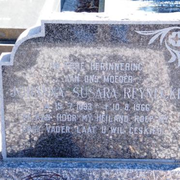 REYNECKE Johanna Susara 1893-1966