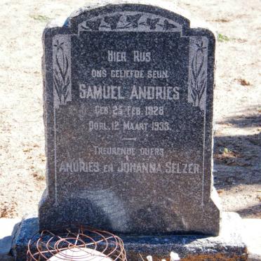 SELZER Samuel Andries 1928-1933