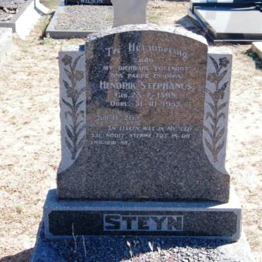 STEYN Hendrik Stephanus 1895-1955