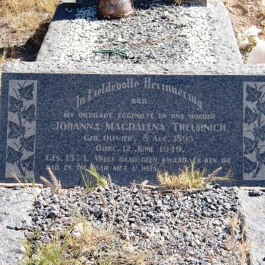 TREURNICH Johanna Magdalena nee OLIVIER 1895-1946