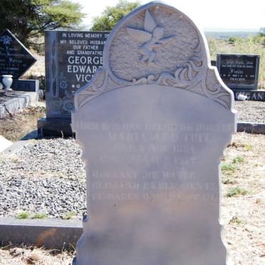 TOIT Maria M., du 1924-1942