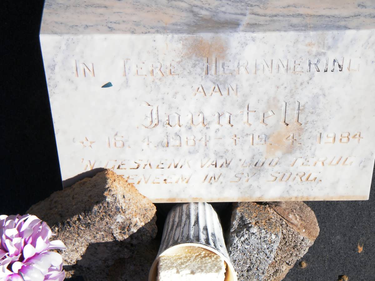 VILJOEN Jauntell 1934-1984