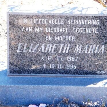 ? Elizabeth Maria 1967-1996