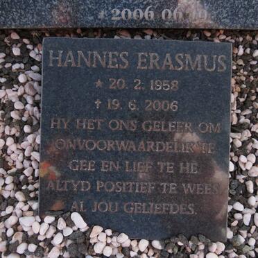 ERASMUS J.J.H. 1958-2006 