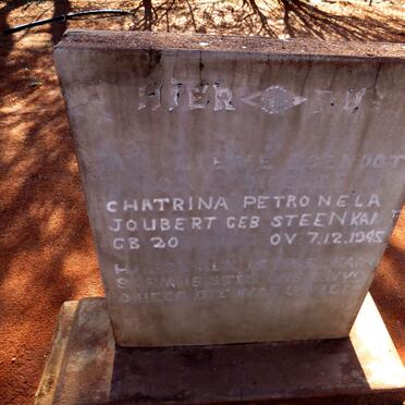 JOUBERT Chatrina Petronela nee STEENKAMP ?-1945