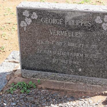 VERMEULEN George Philippus 1921-1951