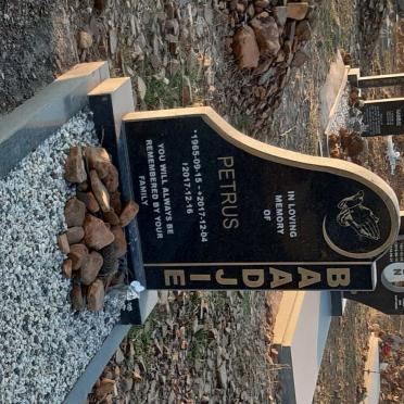 BAADJIE Petrus 1965-2017