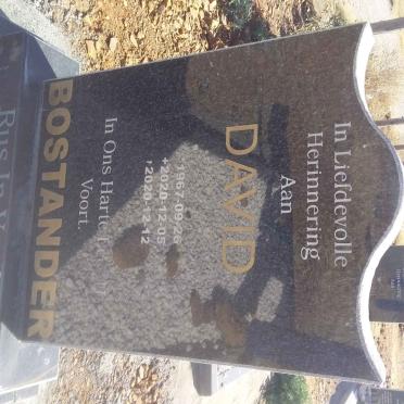 BOSTANDER David 1967-2020