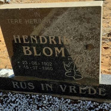 BLOM Hendrik 1902-1960