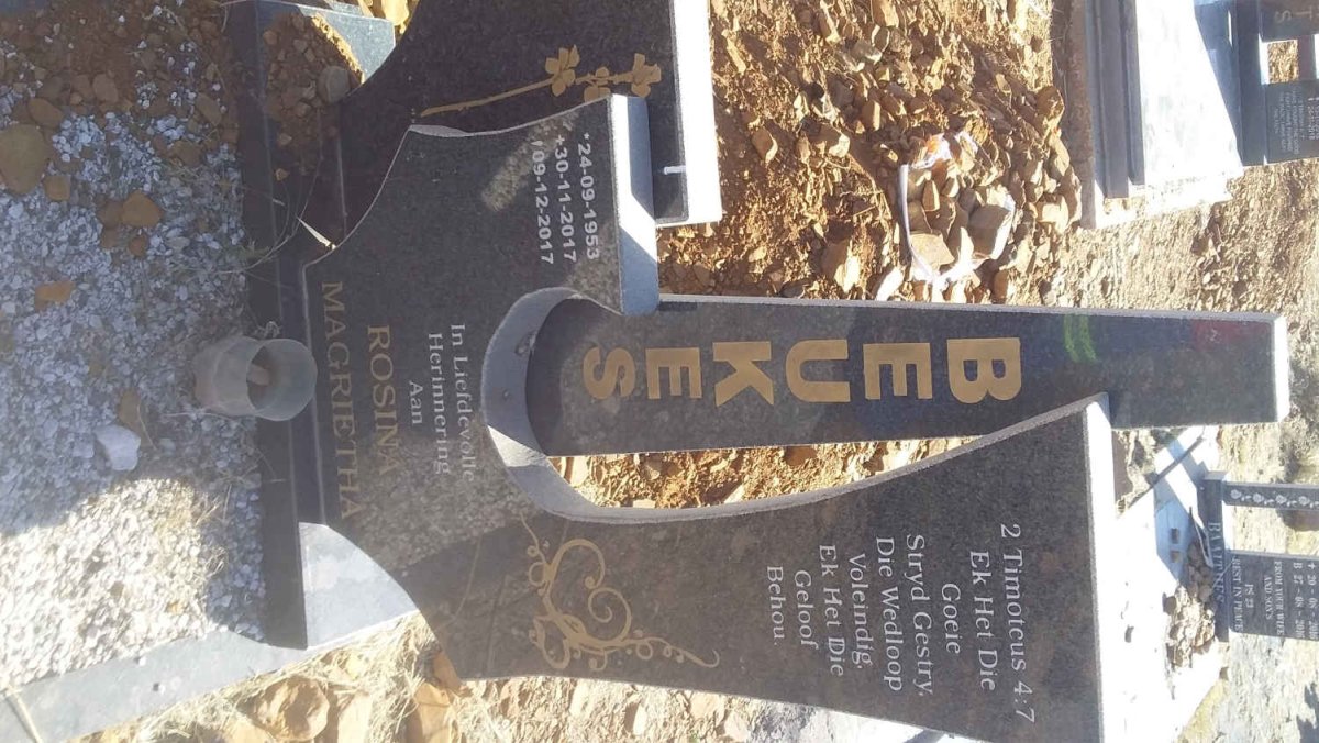 BEUKES Rosina Magrietha 1953-2017