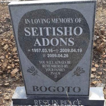 BOGOTO Seitisho Adons 1957-2009