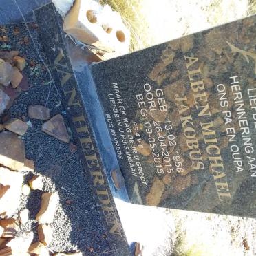 HEERDEN Alben Michael Jakobus, van 1958-2015