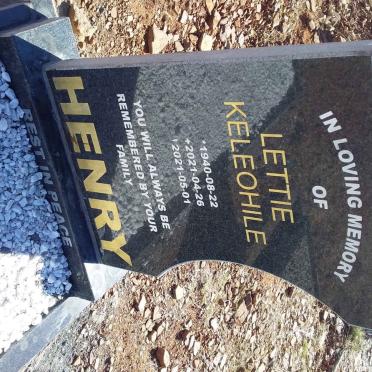 HENRY Lettie Keleohile 1940-2021