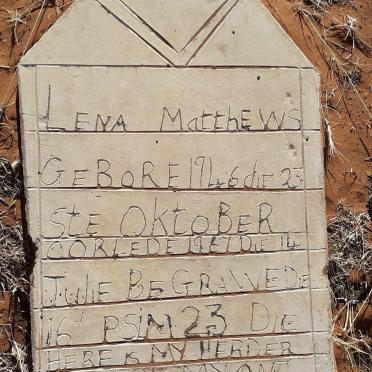 MATTHEWS Lena 1946-1967