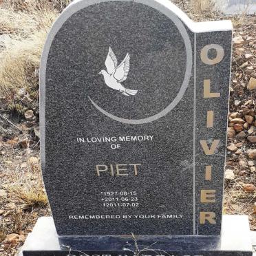 OLIVIER Piet 1927-2011