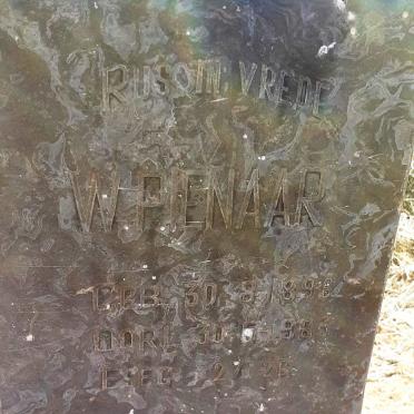 PIENAAR W. 1892-1963