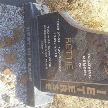 PIETERSE Bettie 1980-2017