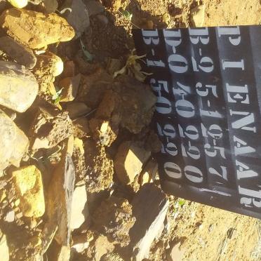 PIENAAR Piet 1957-2020