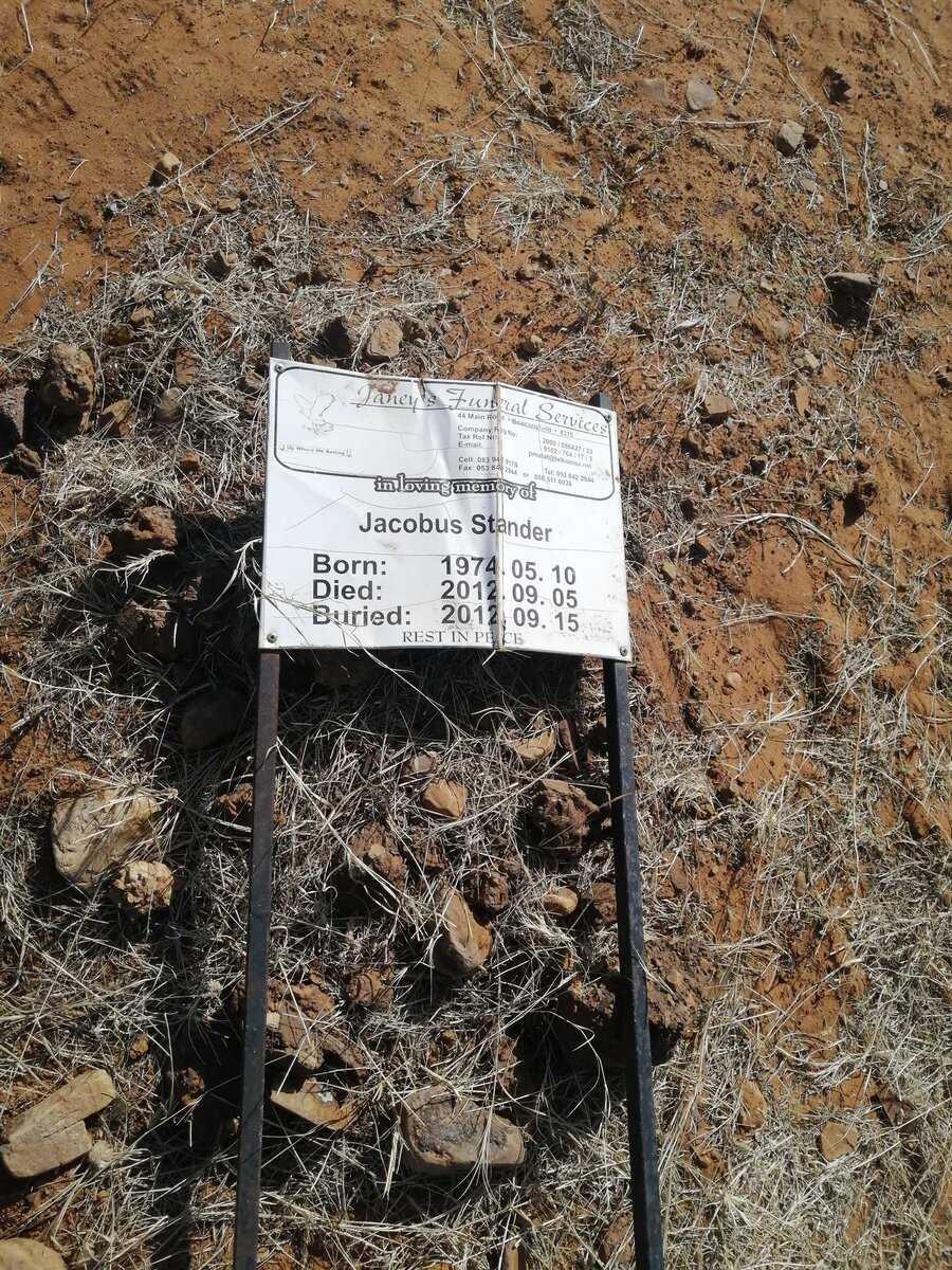 STANDER Jacobus 1974-2012