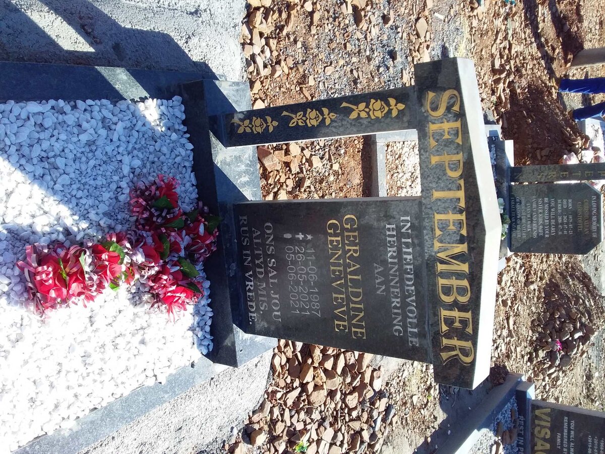 SEPTEMBER Geraldine Geneveve 1987-2021