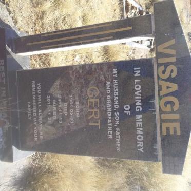 VISAGIE Gert 1961-2015