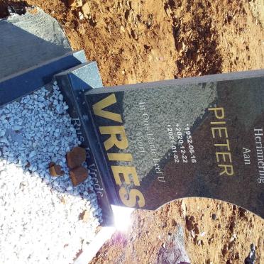 VRIES Pieter 1952-2020