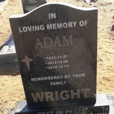 WRIGHT Adam 1933-2012