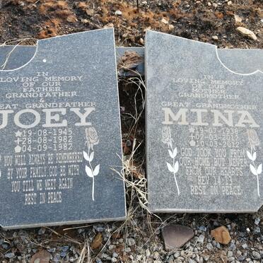 ? Joey 1945-1982 &amp; Mina 1938-2012