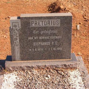 PRETORIUS Stephanus P.C. 1878-1945