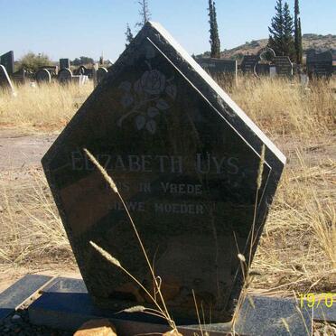 UYS Elizabeth neé VISSER 1893-1933