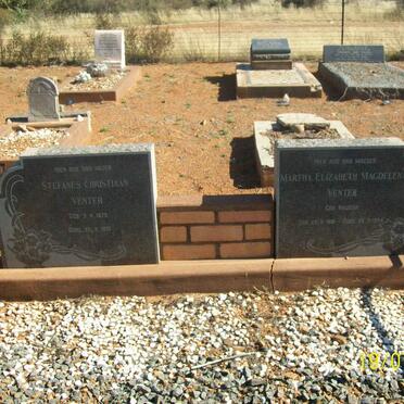 VENTER Stefanes Christiaan 1875-1951 &amp; Martha Elizabeth Magdelena KRUGER 1881-1954