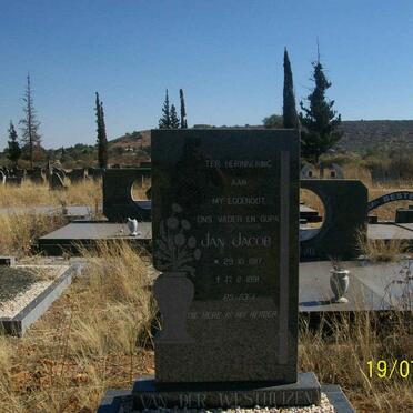 WESTHUIZEN Jan Jacob, van der 1971-1991