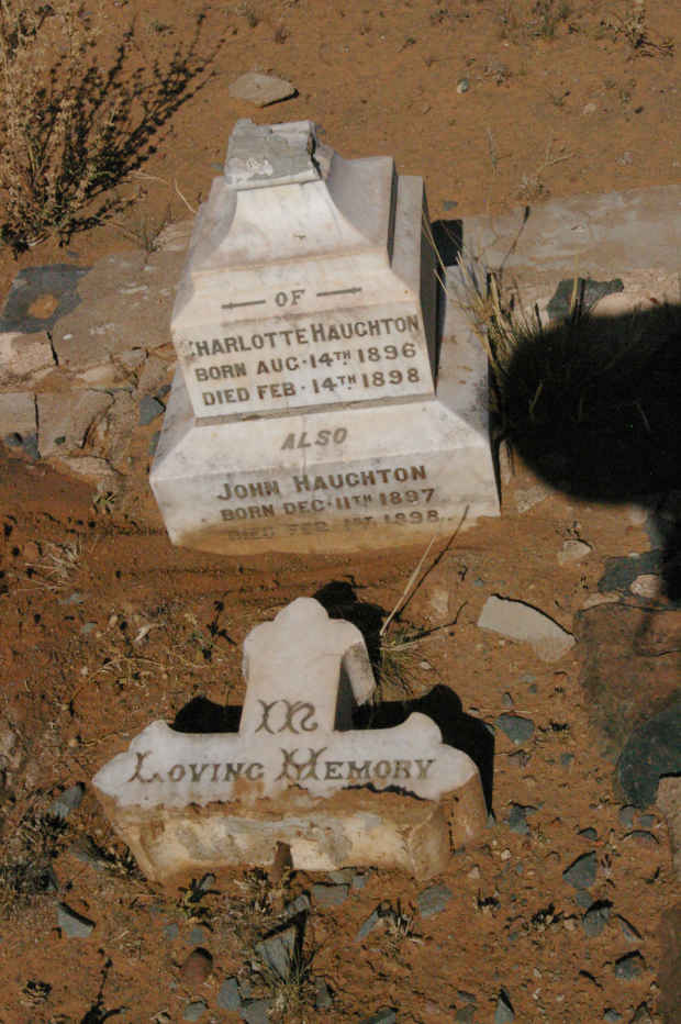 HAUGHTON Charlotte 1896-1898 :: HAUGHTON John 1897-1898