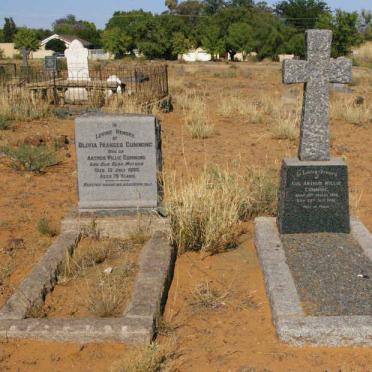 CUMMING Arthur Willie 1858-1942 &amp; Olivia Frances -1938