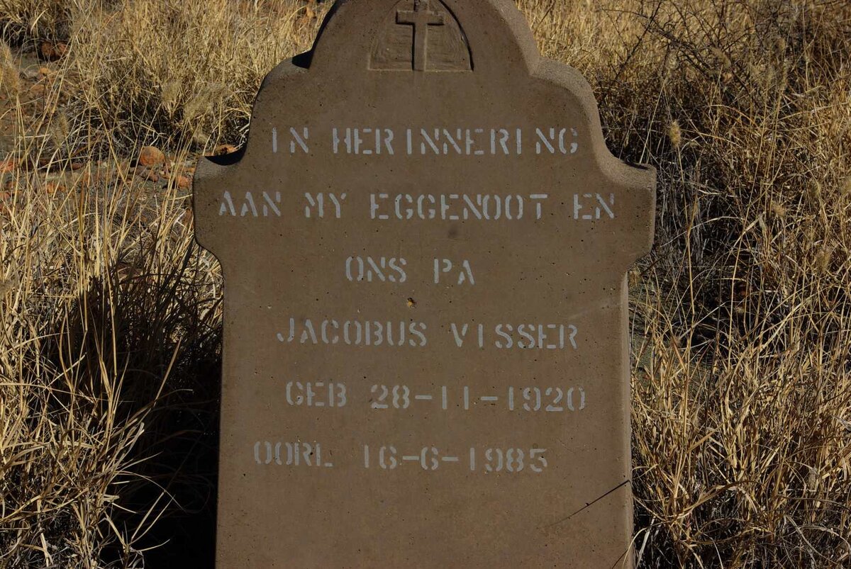 VISSER Jacobus 1920-1985