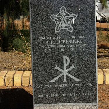 LIEBENBERG R.R. -1985 _1