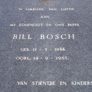 BOSCH Bill 1914-1965