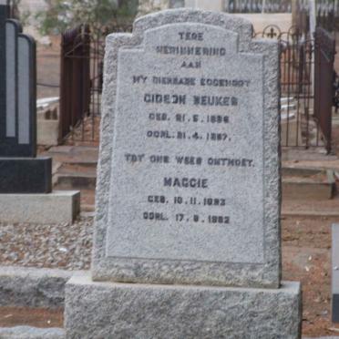 BEUKES Gideon 1896-1957 &amp; Maggie ?