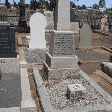 CLOETE Anna Maria nee GOUSSARD 1893-1951