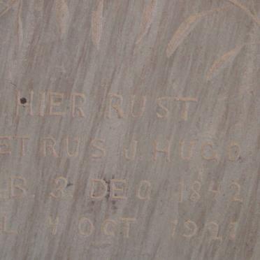 CLOETE A.M.H. nee ESTERHUIZEN 1842-1927 