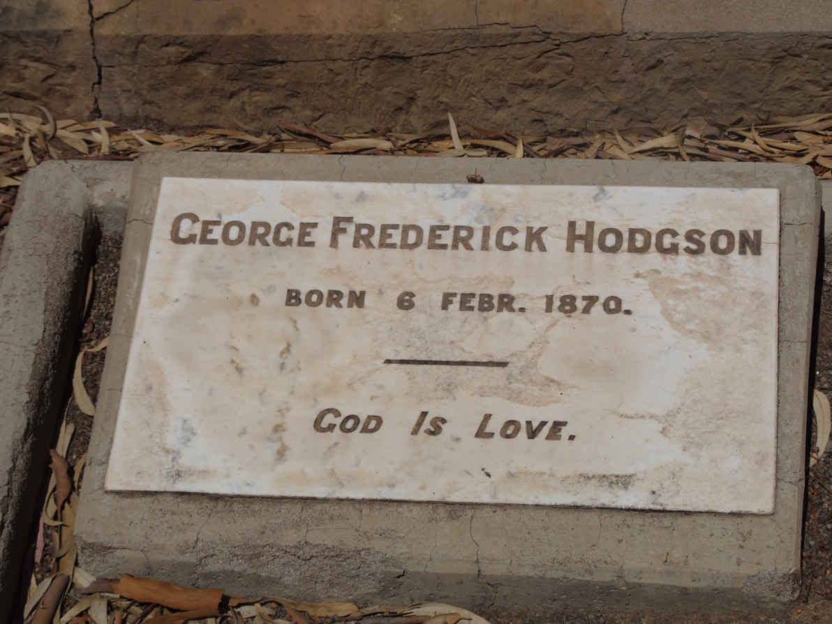 HODGSON George Frederick 1870-