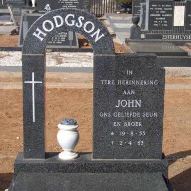 HODGSON John 1955-1983