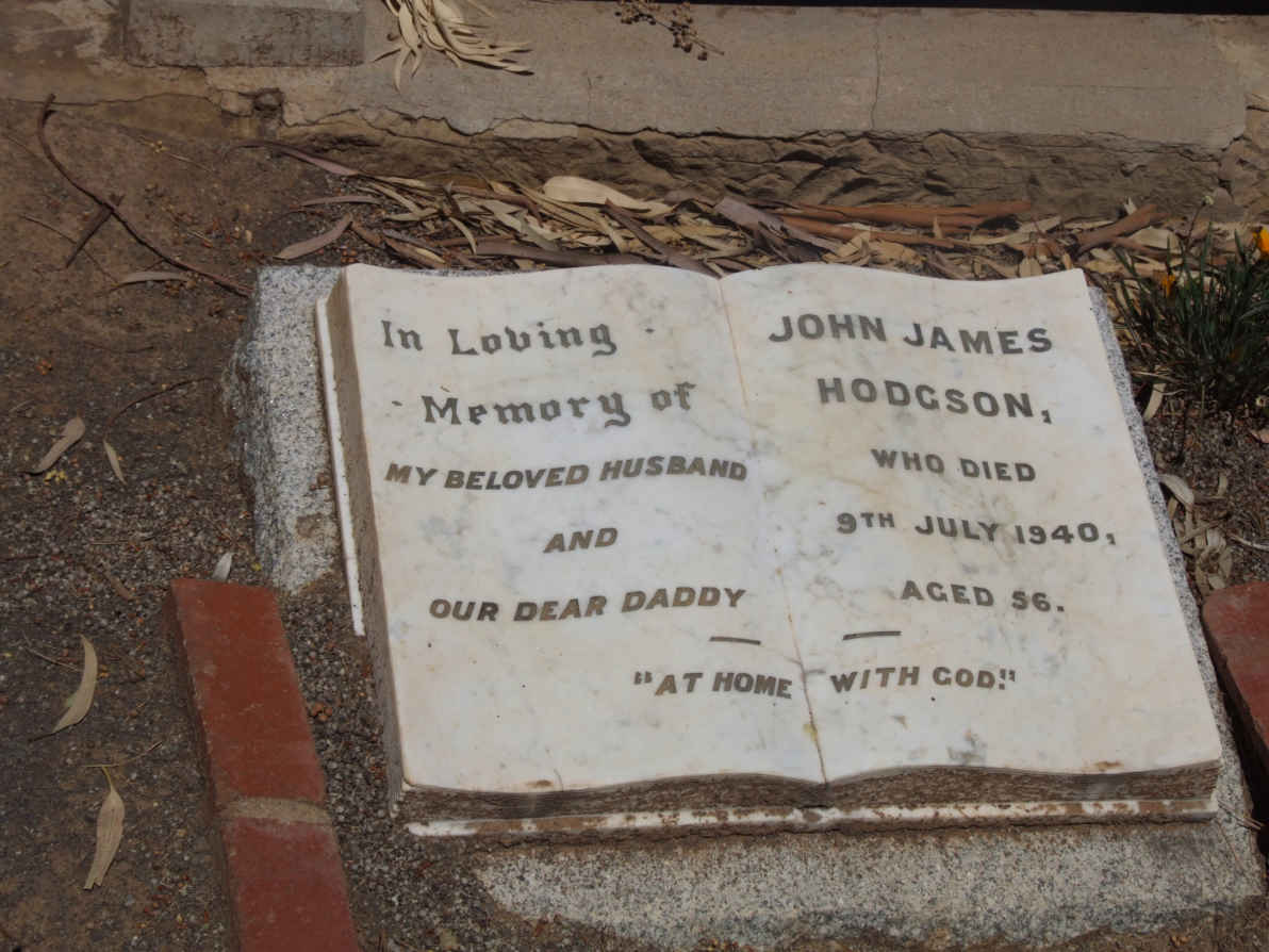 HODGSON John James  -1940