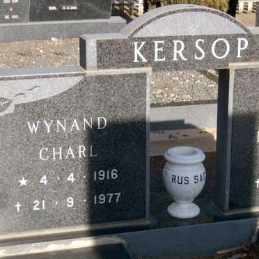 KERSOP Wynand Charl 1916-1977 &amp; Louisa Hermina C. 1915-1982
