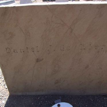 KLERK Daniel Jeremias, de 1856-1939